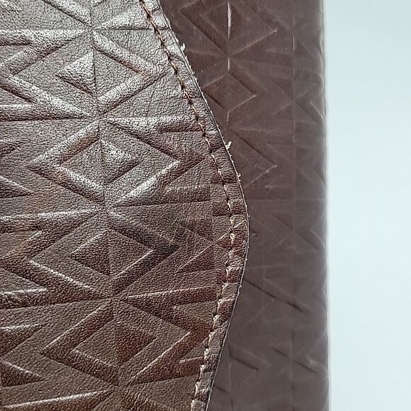 Eberle Genuine Cowhide Leather Women’s Brown Wallet Coin Purse Sandalwood - Picture 8 of 13